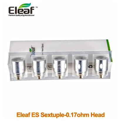 Pack 5 Resistances ES 0.17 ohms bobine sextuple/Melo 300 [Eleaf] PSY.VAP