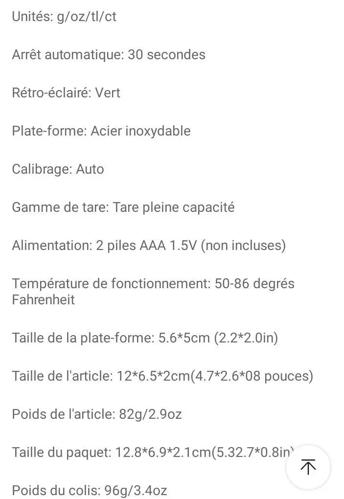 1 Balance bijoux grammes Électronique 500 gr Max.. - Image #11