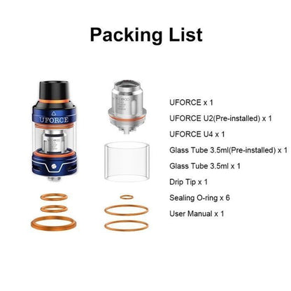 Cigarette electronique Vapotage Vape PRO : Clearomiseur Uforce 3 ml (VOOPOO) SPO {PSY-VAP}