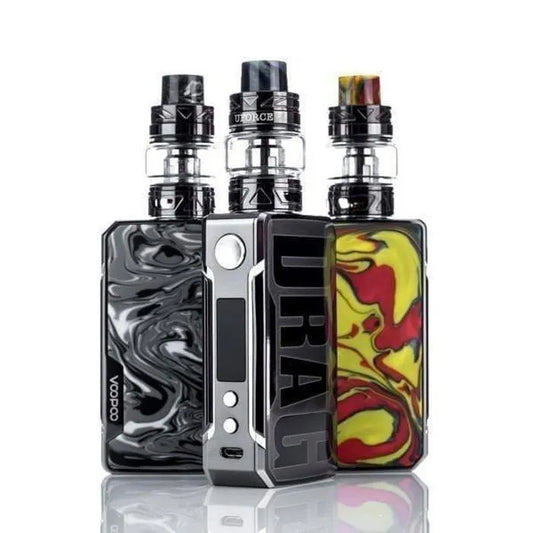 Cigarette electronique Vapotage Vape PRO : Kit Drag 2 platinum 177w max {FEU DU Dragon} + Uforce T2 + E-liquide 50 ml  (VOOPOO)