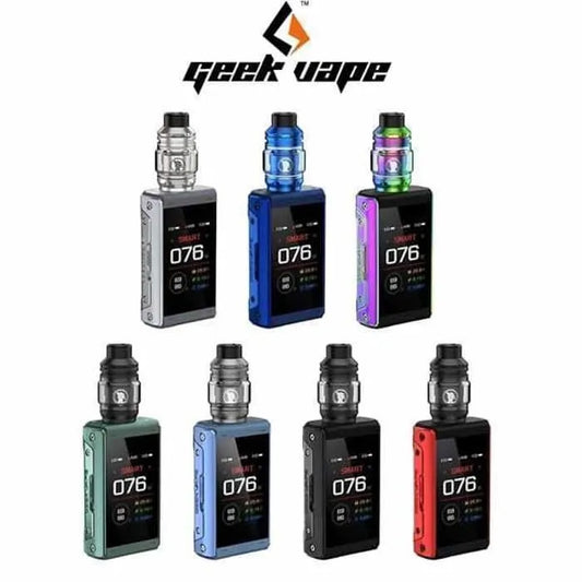 Cigarette electronique Vape PRO : Kit T200 Aegis X TACTIL (Bleu-Ciel) + 2 Batteries 18650 (+ ato Z Sub ) (GeekVape) SPO (PsY-VaP)
