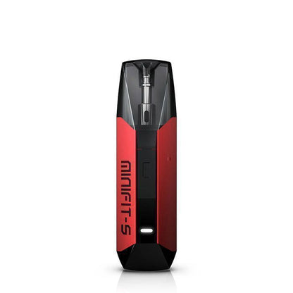 CADEAUX : LOT / Kit Minifit Pod 1.5 ml batterie integré 370mAh Noir/Rouge + E-liquide 50ml  (Justfog)