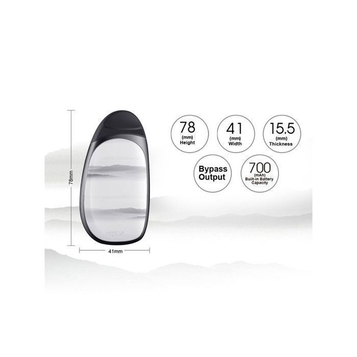 CADEAU / Cigarette electronique Vapotage Vape : Kit Pod Cobble Batterie 700mAh Metal {Couleur Aléatoire} E-liquide 50ml (Aspire)
