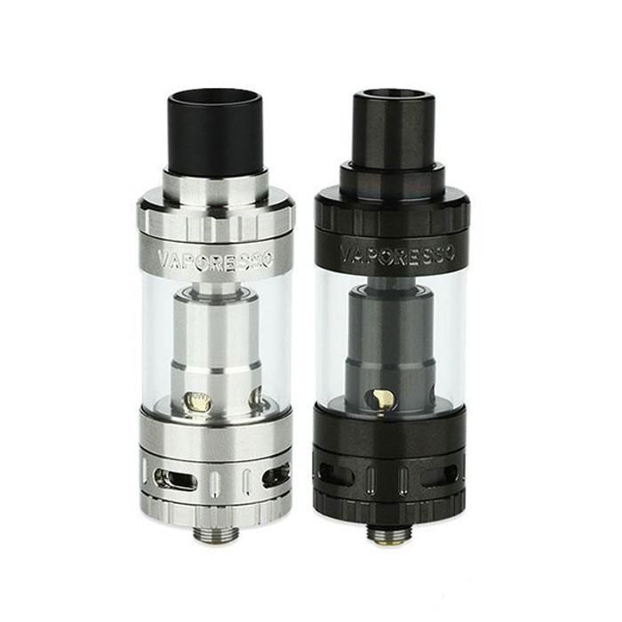 CADEAUX / Cigarette electronique Vape : Clearomiseur ORC Tank 3.5ml cCELL NOIR + 5 Résistances cCELL + E-liquide 50ml  (VAPORESSO)