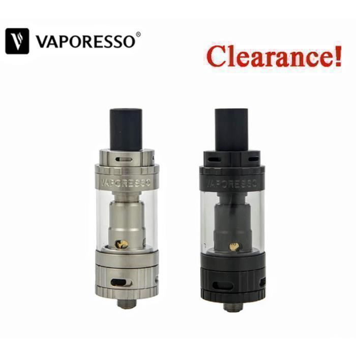 CADEAUX / Cigarette electronique Vape : Clearomiseur ORC Tank 3.5ml cCELL NOIR + 5 Résistances cCELL + E-liquide 50ml (VAPORESSO)