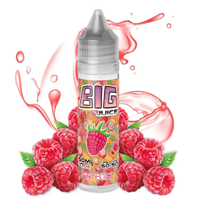 SPECIAL BLACK PSY.VAP / Cigarette electronique : Flacon 60 ml E-liquide 50 Ml Gout {Fruit Rouge} Arome Framboise 0/mg (BIG JUICE)