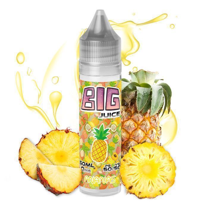 SPECIAL BLACK PSY.VAP  / Cigarette electronique : Flacon 60 ml E-liquide 50 Ml Gout {Fruit jaune} Arome Tropical 0/mg (BIG JUICE)