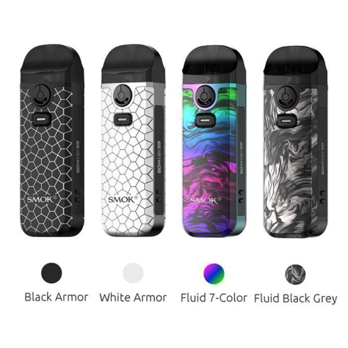CADEAU+Cigarette electronique  : Kit Nord 4 - 80w max (Couleur-Aléatoire) Batterie 2000mAh (Pod 4.5ml /RPM) +  E-liquide 50ml (SMOK)