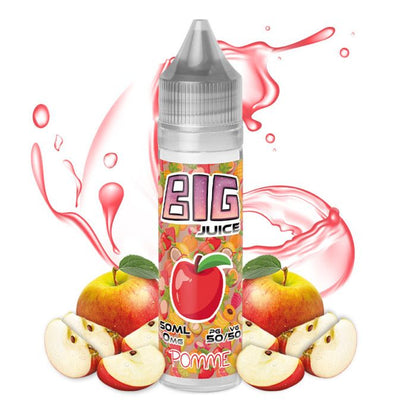 Cigarette's électronique's  vapotage : Flacon 60ml bouteille E-liquide 50ml Arome Gout (BONBON-VIOLETTE) 0mg Nicotine (BIG JUICE)