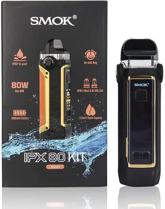 Cigarettes électroniques Vapotage Vape : Kit 80w max IPX80 batterie 3000mah  (SMOK)