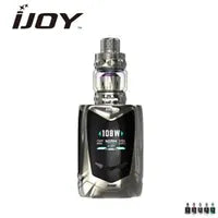 IJOY Avenger Bébé 108W 4ml Contrôle de la voix TC Kit 2800mAh 510 Fil Cigarette électronique,gun metal