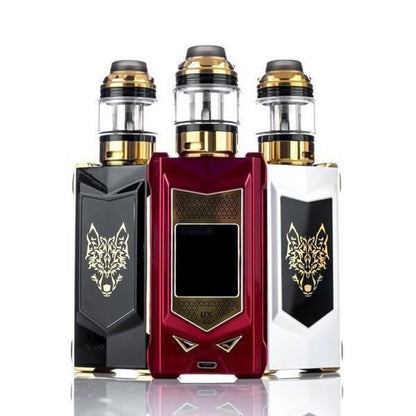 Cigarettes electroniques PRO : Kit MFENG-UX  200w max Batterie {Rouge-Métal} 18650 non incluse  (SNOWWOLF)