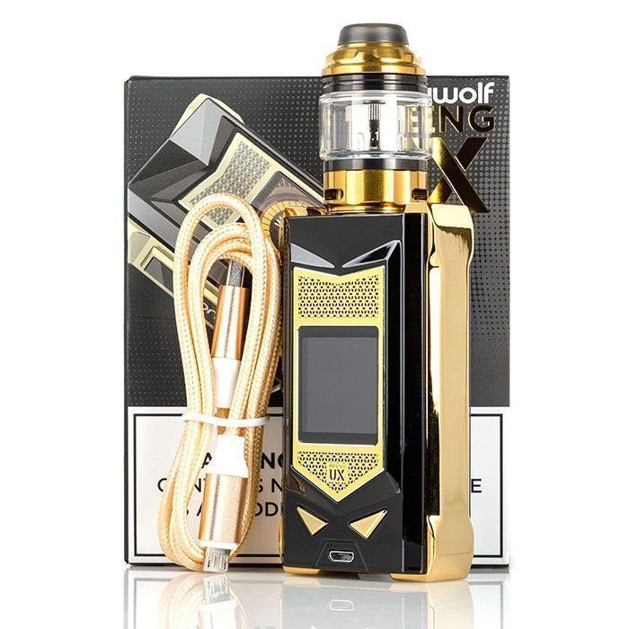 Cigarettes electroniques PRO : Kit MFENG-UX  200w max Batterie {Rouge-Métal} 18650 non incluse  (SNOWWOLF)
