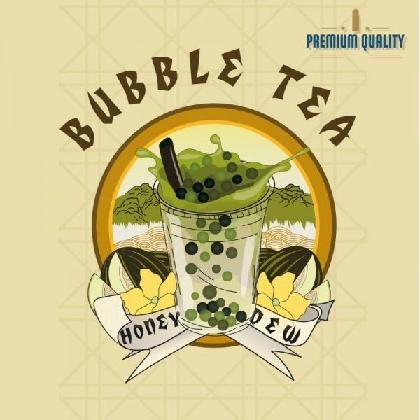 Flacon E-liquide 60 ml pour 50 ml de produit  (Bubble Tea)