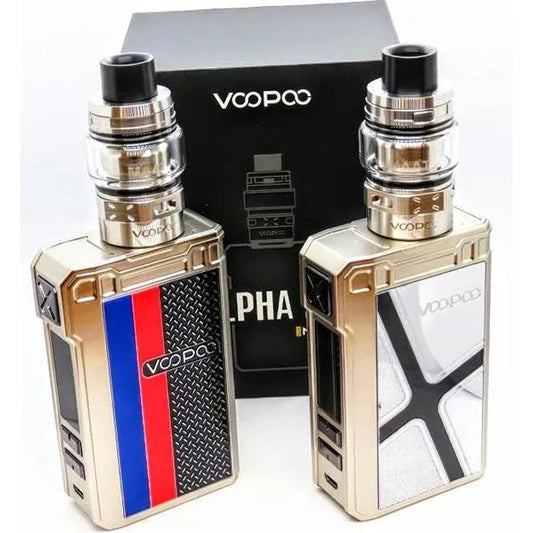 CROYANCE KNIGHT : Cigarette electronique Vapotage Vape PRO* Kit alpha Zip 180w max + Clearomiseur MaaT 4 ml / 2 ml (VOOPOO)