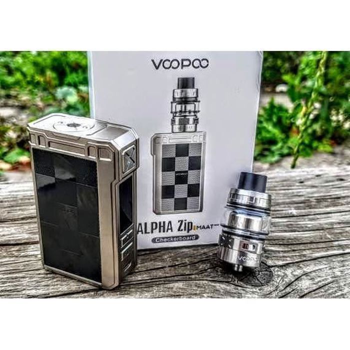 CADEAU / Cigarette électronique Vapotage Vape PRO : Kit alpha zip 180w max Checkerboard* + E-liquide 50ml (Tribal-Force) (Voopoo)