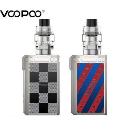 CADEAU / Cigarette électronique Vapotage Vape PRO : Kit alpha zip 180w max Checkerboard* + E-liquide 50ml (Tribal-Force) (Voopoo)