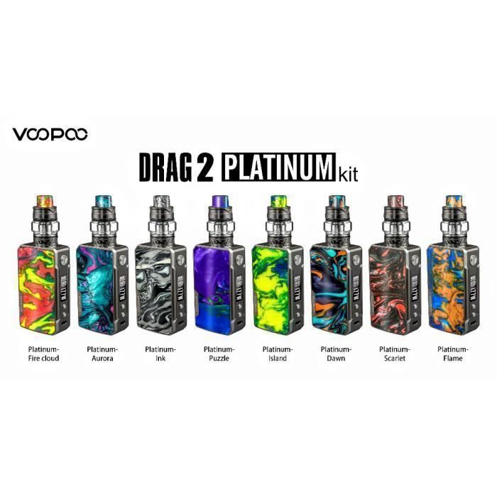 CADEAU / Cigarettes électroniques Vape [PROFESSIONNEL] Drag 2 Platinum 177w max {Scarlet} E-liquide 50ml (VOOPOO) SPO par {PS.VAP}
