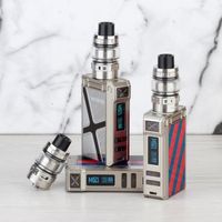 Voopoo Alpha Zip 180W kit avec réservoir de remplissage supérieur Clearomiseur Maat avec 2 PCS 18650 Batteries - Chevalier