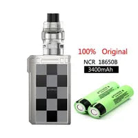 Voopoo Alpha Zip 180W kit avec réservoir de remplissage supérieur Clearomiseur Maat avec 2 PCS 18650 Batteries - Damier