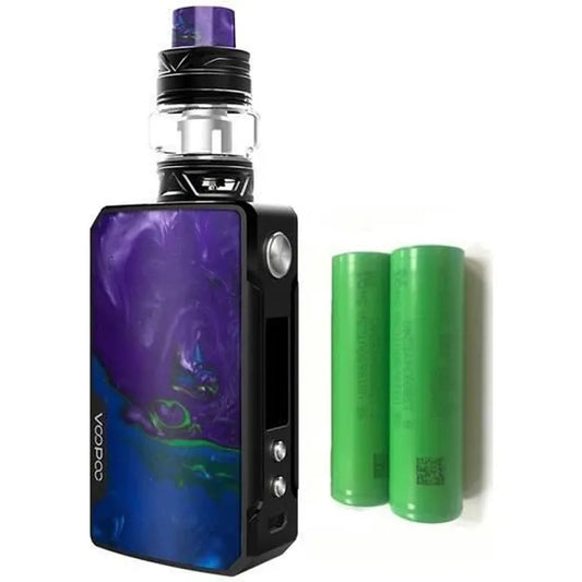 VOOPOO Drag 2 Cigarette électronique kit 177W TC Mod + 5ML Uforce T2 atomiseur + Sony 18650 Accus - Puzzle