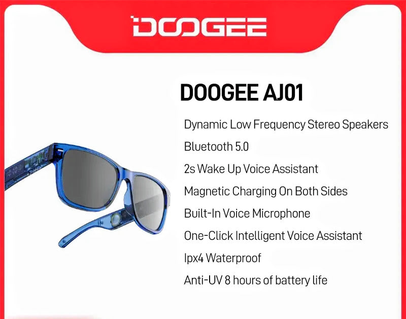 Lunette AJ01 Technologie (DOOGEE) - PSY.VAP